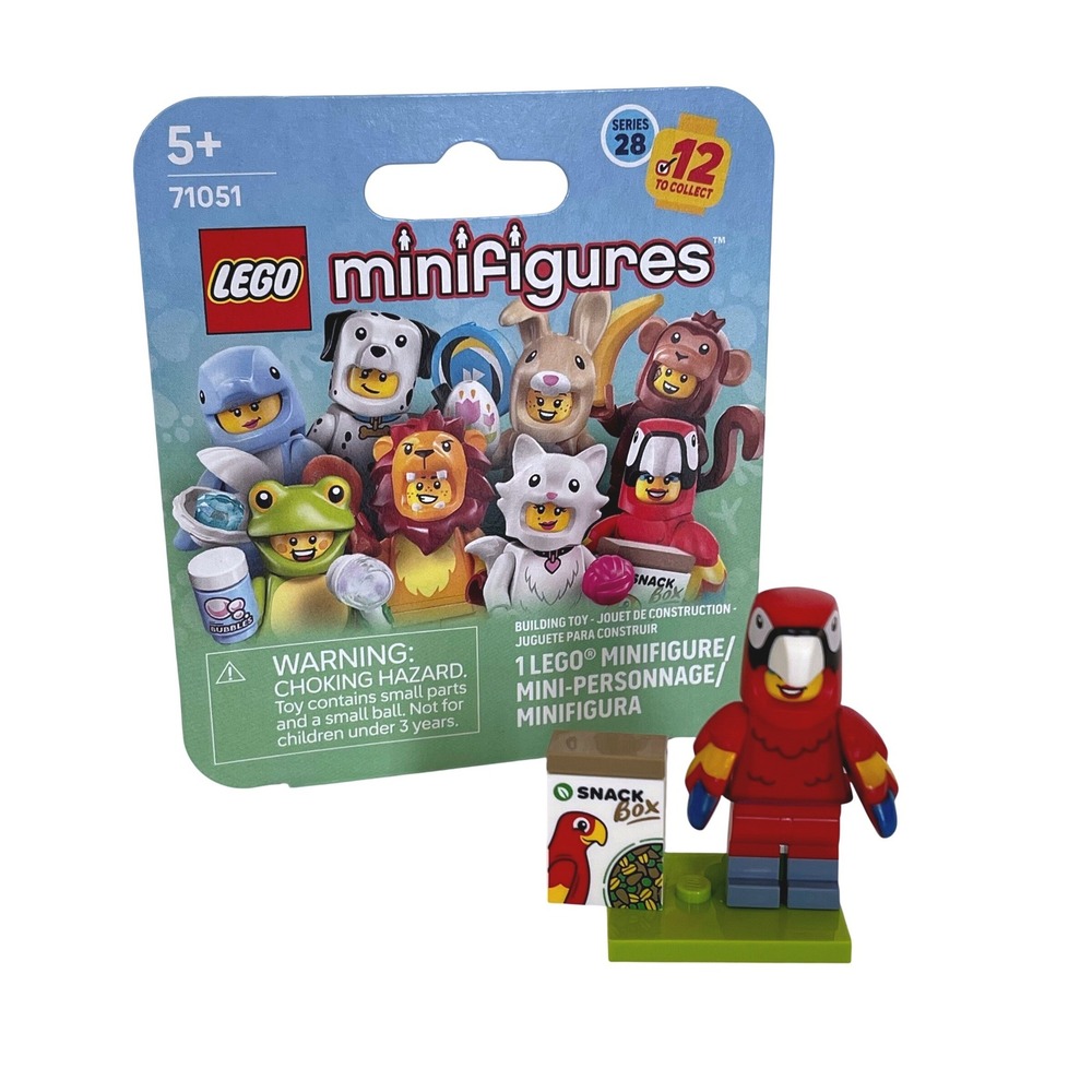 LEGO Minifigures Series 28 Parrot‎ Costume Fan 71051 Red Bird Figure NEW SEALED